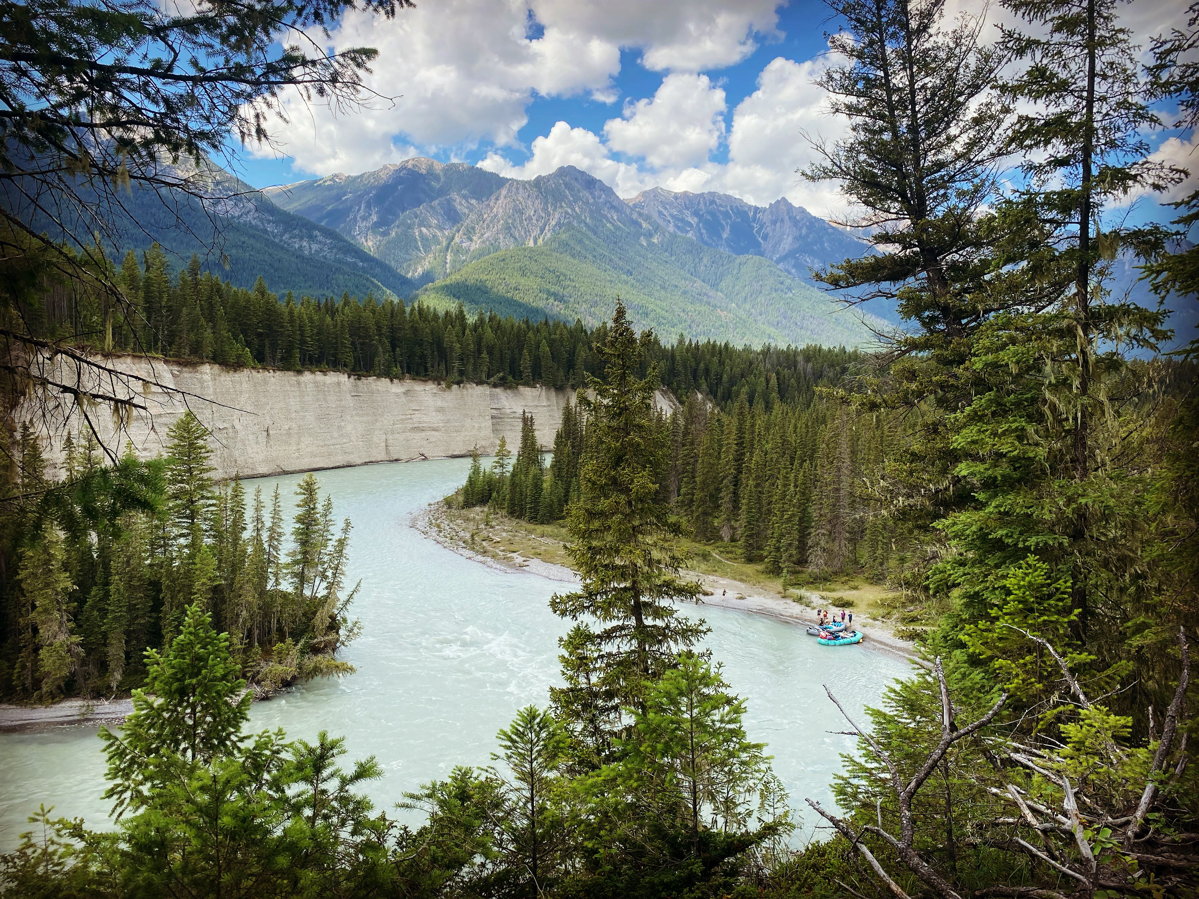 Morning Camp on the Kootenay River